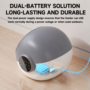Distributeur automatique de nourriture pour chats Vansity avec appel vocal RFID, garantissant que les animaux de compagnie reçoivent une alimentation exclusive, distributeur de nourriture pour animaux avec porte à capteur - Product Image 6