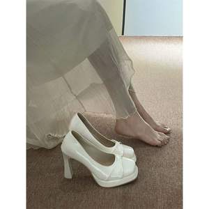 Zapatos de Novia DSYX XY0305, Mocasines de Cuero con Suela Suave Premium, Estilo Slip-On, Tendencia de Moda 2026, Verano-Otoño, Estilo Francés Mary Jane Casual - Product Image 1