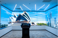 Écran LCD mural ultra-fin de 46 pouces, cadre de 3,5 mm, écran de mur vidéo intérieur, écran de raccordement, publicité commerciale