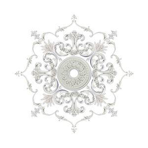 Décoration d'intérieur française de luxe, moulures en PU modernes, ornements sculptés, plaques murales pour médaillon de plafond - Product Image 1