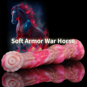 YOCY Silikon Fantasy Long Horse <span class=keywords><strong>Dildo</strong></span> mit Saugnapf Realistischer Tier Penis <span class=keywords><strong>Multi</strong></span> Color Butt Plug Sexspielzeug für Frauen Männer - Product Image 4