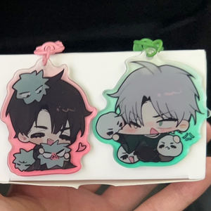 Lote de 2 Llaveros Acrílicos 3D de Doble Cara de Alien Stage Anime Ivan Till Ivti, para Coche, Mochila, Bolso, Regalo de Cumpleaños para Estudiantes - Product Image 3