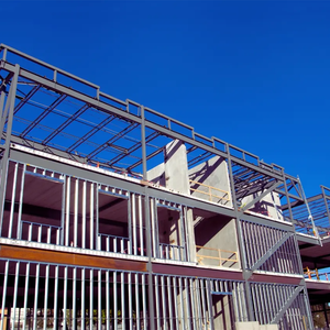 Structure en acier de conception moderne avec certification ISO9001 CE GOST pour bâtiments métalliques et ateliers à usage intensif - Product Image 3