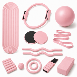 Kit de Pilates 5 pièces, édition coffret cadeau de luxe, cadeau haut de gamme, étui rigide à fermeture magnétique, plateau en velours moulé, carte de vœux - Product Image 3