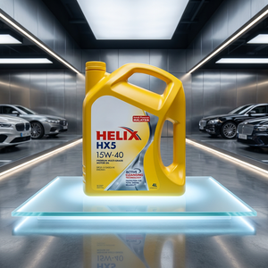 Aceite de Motor <span class=keywords><strong>Shell</strong></span> Helix HX5 <span class=keywords><strong>15w40</strong></span> 4L, Lubricante Sintético Multigrado para Gasolina y Diésel - Product Image 2