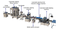 Machine de remplissage automatique à haute précision pour le miel, le lait, les boissons, le shampoing, les liquides cosmétiques dans des bouteilles en verre