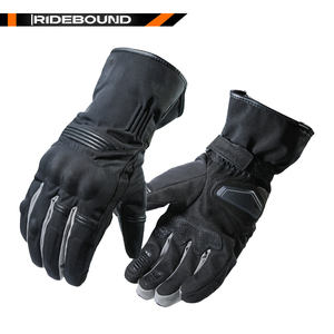 Mùa đông dày xe máy găng tay Unisex lót bông lâu dài ấm áp Windproof bên trong vỏ Silicone chống trượt màn hình cảm ứng - Product Image 2