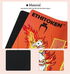 Tapis de jeu pliable personnalisé antidérapant pour anime, facile à ranger, pour joueurs de cartes, utilisation sur bureau - Product Image 4