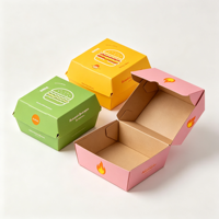 Emballage alimentaire pour restaurants, vente en gros, ensemble de restauration rapide personnalisé, boîte écologique pour poulet frit, burger, sandwich, hot-dog à emporter