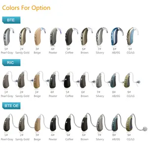 High Quality 2 Channel Wholesale Digital Programmable BTE Hearing Aid For Elder People Deafness