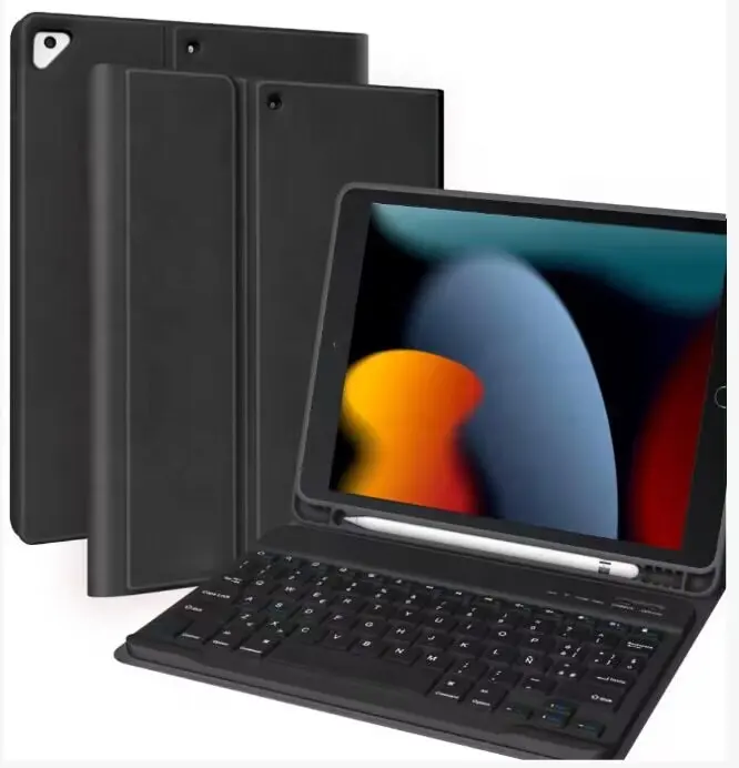 Touchpad Keyboard Case capa para ipad 8ª geração caso 9ª com teclado folio proteger capa