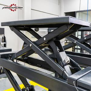 Jintuo diskon besar gunting kendaraan hidrolik listrik bawah tanah gunting angkat mobil Platform pengangkat mobil portabel <span class=keywords><strong>Lift</strong></span> <span class=keywords><strong>Hoist</strong></span> untuk roda selaras - Product Image 4