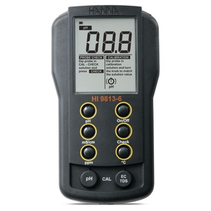 Medidor Portátil de PH/EC/TDS/Temperatura HANNA con Verificación CAL - HI9813-61, Medidor Portátil Versátil de PH/EC/TDS para Invernaderos - Product Image 4