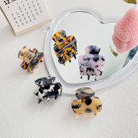 Shily&OS Petites pinces à cheveux en acétate de 3,5 cm, style élégant, pinces requin pour femmes et filles, accessoires pour cheveux