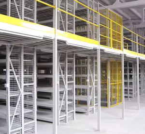 רב-ברמה גבוהה מתלה mzzanine מתלה פלדה מבנה אחסון מתלה במפעל מתכת oem עבור - Product Image 2