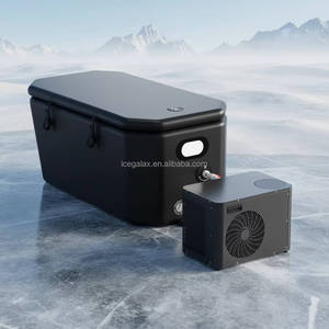 Enfriador de baño de hielo inflable para bañera de recuperación de inmersión de agua fría ICEGALAX 1HP 1.5HP enfriador refrigerado por agua con filtro de ozono - Product Image 1