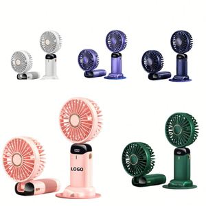 Ventilador Portátil Recargable X418 al por Mayor, Ventilador de Mano USB Plegable, Mini Ventilador de Mesa Portátil con Batería de Larga Duración - Product Image 1