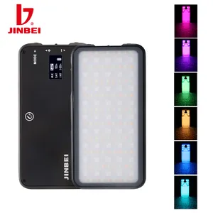 JINBEI EFP11 RGB Video Pocket Fill Light Photography Lighting Kit Studio LED Light batteria integrata per Vlogging Photography