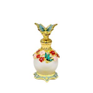 Botella de Perfume de Lujo con Diseño de Mariposa y Diamantes, 15ML 25ML, Botella Redonda para Aceites Esenciales - Product Image 3