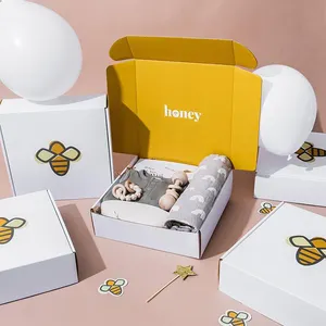 Benutzer definierte Druck Großhandel Baby halten Sake Geschenk box neugeborene Baby kleidung Set Box für Baby Geschenk
