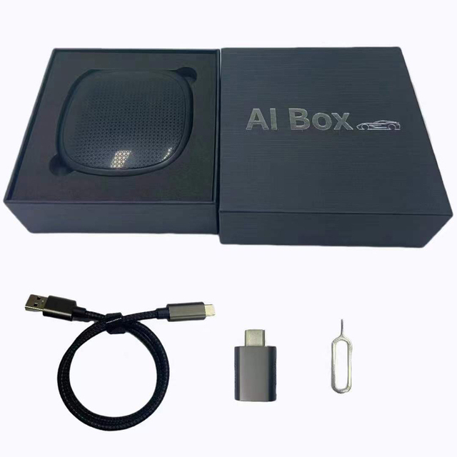 Portable Installation Flash Drive Upgrading Wireless Car Play Adapter Ai Box With 4G Sim Card for Android Auto Apple Carplay