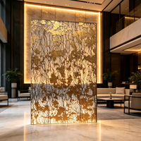 Panneau en résine PETG feuille d'argent laminé à chaud, résistant au feu, anti-âge, pliable, découpable, décoratif translucide de luxe