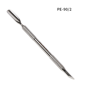 Pousse-ongles manuel <span class=keywords><strong>STALEKS</strong></span> Expert Series en acier inoxydable, outil de manucure, lame biseautée incurvée de style européen, pour ponçage manuel - Product Image 1
