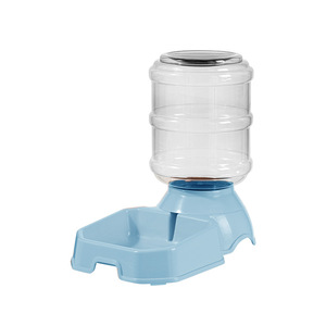 Bouteille d'eau et distributeur de nourriture pour animaux de compagnie, grande capacité 3,8 L, portable, moderne, en plastique, automatique, étanche, avec fonction d'auto-dosage - Product Image 3
