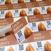 Étiquettes autocollantes personnalisées imperméables pour emballages alimentaires, étiquettes imprimées avec logo, impression d'étiquettes imperméables, étiquettes en rouleau