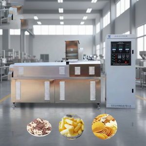 Nueva Máquina Extrusora para Hacer Snacks de Maíz Inflado, Línea de Producción de Snacks de Maíz Inflado Totalmente Automática, Acero Inoxidable, Alta Capacidad - Product Image 5