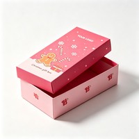 Boîte de luxe personnalisée avec couvercle et base pour cadeaux de Noël, emballage pour poupées de Noël, emballage pour cadeaux de Noël pour la vente au détail