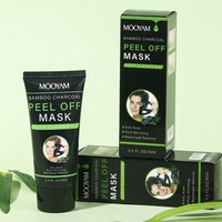 Masque Visage Noir au Charbon de Bambou T-Zone, Masque Peel-Off Anti-Points Noirs pour le Nez, Nettoyant en Profondeur et Réducteur de Pores
