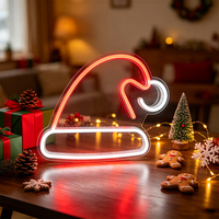 Bandes LED néon en acrylique, lumière blanc chaud, utilisées pour les fêtes de Noël, les salons, la décoration des chambres