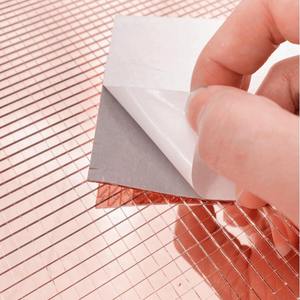 אמנות זכוכית אמיתית אמנות אמנות מדבקות רפלקטיבי רפטי מראה אריחי פסיפס עושים יד diy בית חג המולד - Product Image 4