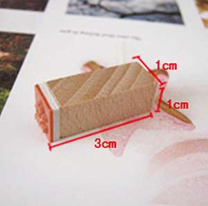 Simple en bois mignon Mini sceau bricolage journal sceau combinaison petit timbre - Product Image 5