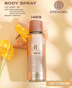 Spray Profumato Grenolil Sparkle 250Ml con Glitter per Uso Corporeo - Product Image 3