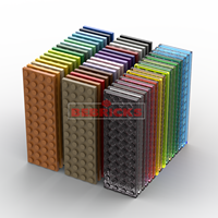 BEBRICKS Série de pièces de construction 3029 Plaque 4x12 Blocs de construction Jouet Pièce de base MOC Ensemble de plaques pour garçons et filles Créer