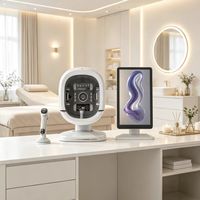 Analyseur de peau intelligent portable à IA, détecteur cutané facial, analyseur de pigmentation, rides, sébum, pores et problèmes de vieillissement cutané