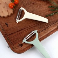 Blades Fruit- en groenteschiller Aardappel- en fruitschiller Draagbare roestvrijstalen koolrasp Keukenfruitschiller Shredder