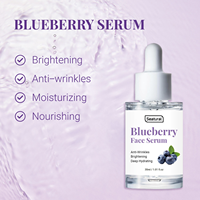 Serum Wajah Anti Penuaan Blueberry untuk Melembapkan Kulit Mengurangi Kerutan untuk Semua Jenis Kulit