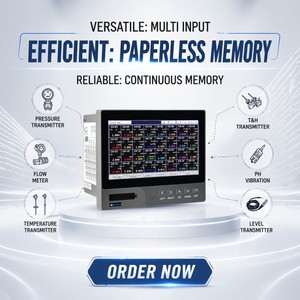 Mpr5000st:industrial Universal Digital 4/6/8/12/16//32 Multi Channel High <b>Temperature</b> <b>Data</b> <b>Logger</b> with Ethernet Modbus Alarm Usb - Product Image 4