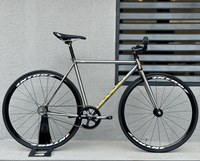 Vélo à une vitesse FS-01S INTRO7, cadre et fourche en acier CR-MO, vélo à pignon fixe 700c, frein V-Brake, jantes en alliage d'aluminium