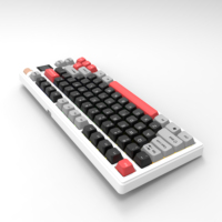 Teclado gaming programable con pantalla inteligente TFT del 75 %, RGB intercambiable en caliente, tres modos de conexión y USB-C
