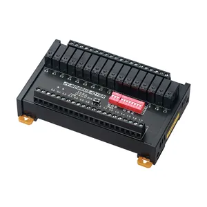 Amsamotion AMX-JY-MODBUS-IO16R R485 Modbus RTU DI/DOAI/AO 데이터 수집 모듈 릴레이/트랜지스터 출력 HMI PLC와의 호환