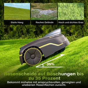 Cortacésped Robótico AKX V600 Vision, Cortadora de Césped Impermeable para Jardín, Cortacésped Automático Inalámbrico, Cortacésped Robótico Inteligente - Product Image 3
