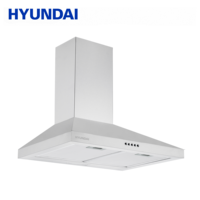 Hotte aspirante murale électrique HYUNDAI 60 cm BLDC pour cuisine, 350 m³/h, filtration aluminium, éclairage LED, Classe