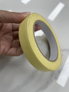 Ruban de masquage jaune adhésif simple face et papier crépon pour automobile - Product Image 6