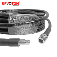 Câble de raccordement RF à faible perte LMR400 de 10 m, connecteur N femelle vers connecteur RP SMA mâle pour système de communication sans fil