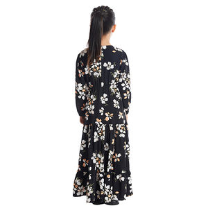 Vente chaude Modeste Islamique Musulman Enfants <span class=keywords><strong>Robe</strong></span> pour Filles <span class=keywords><strong>Grande</strong></span> Balançoire Imprimé Floral <span class=keywords><strong>Longue</strong></span> <span class=keywords><strong>Robe</strong></span> Polyester Matériel pour l'Asie du Sud-Est - Product Image 6