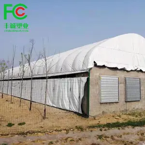 Cina PE nero bianco plastica Panda Film copertura serra Film polietilene plastica insilato silo film/bunker insilato copertura